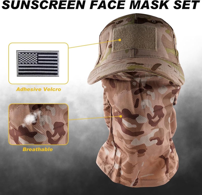 NewBEP Tactical Vest Set for Men, Airsoft Paintball Vest Quick Release Airsoft Vest and Equipment with Hat,Glove,Visor - Image 4